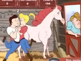 Horse Stable Kissing
