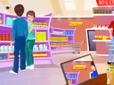 Supermarket Kissing